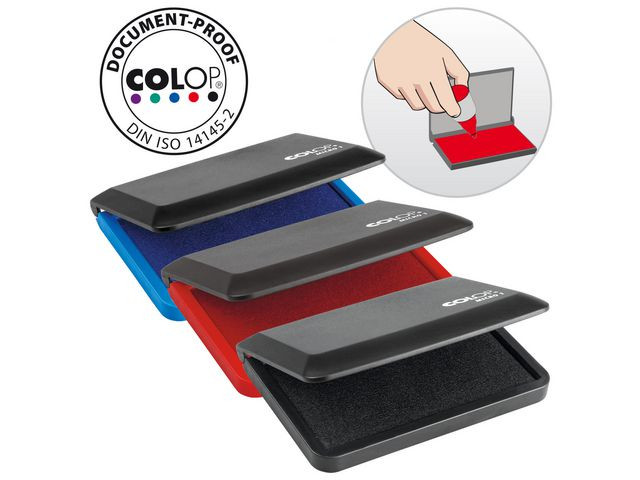 Stempelpute Colop Micro 1 50X90Mm Blå