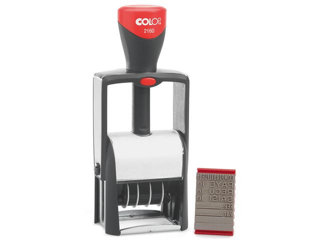 Stempel Colop Dato 8 Faste Tekster