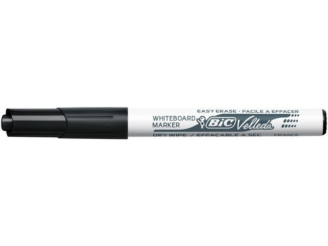 Whiteboardpenn Bic Velleda 1741 Rundsort (12 stk)