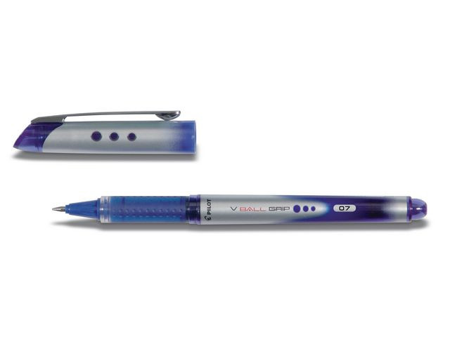 Rollerpenn Pilot V-Ball Grip 1,0Mm Blå (12 stk)