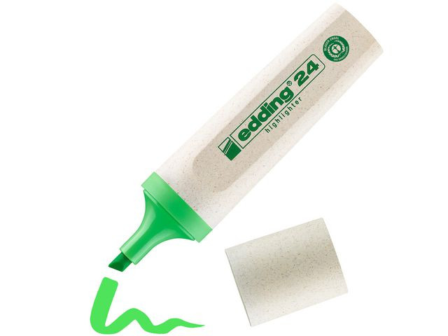 Tekstmarker Edding 24 Ecoline Grønn (10 stk)