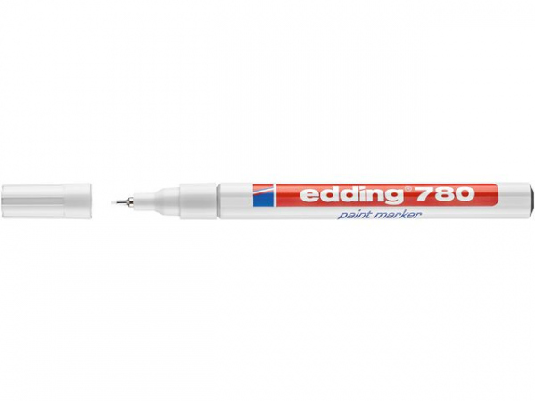 Paintmarker Edding 780 Hvit (10 stk)
