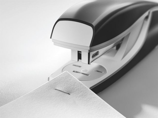 Stiftemaskin Leitz 5502 30 Ark Rød
