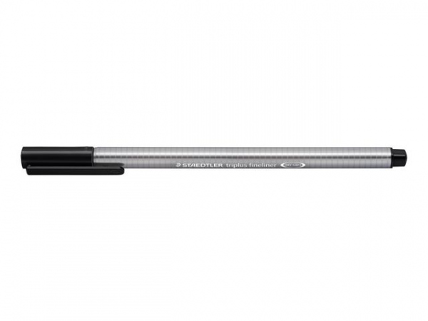 Fiberpenn Staedtler Triplus 0,3Mm Sort (10 stk)