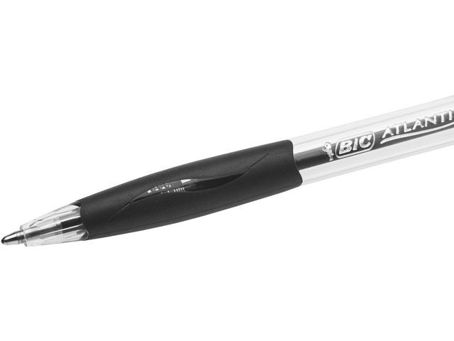 Kulepenn Bic Atlantis Classic M Sort (12 stk)