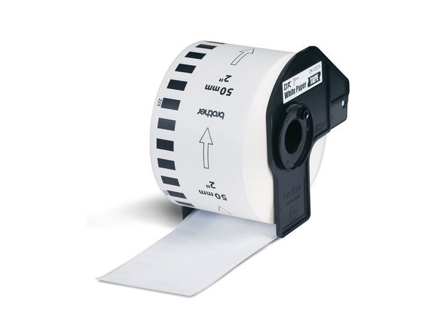 Brother Taperull i papir lpende lengde, 50mm bred