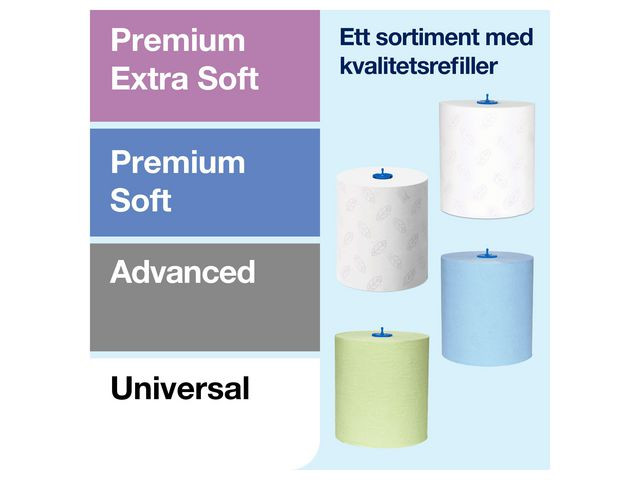 Dispenser Tork Matic Tørkerull H1 Hvit