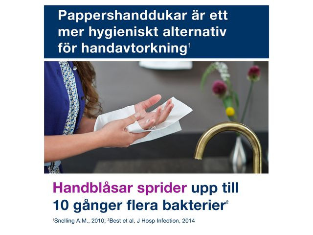 Dispenser Tork Matic Tørkerull H1 Hvit