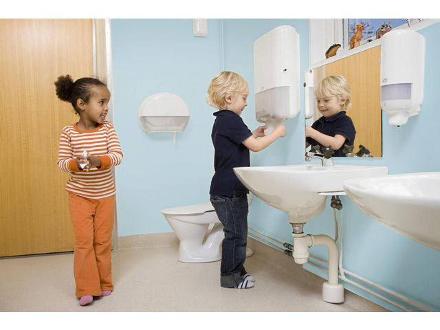 Dispenser Tork Toalett Mini Jumbo T2Hvit