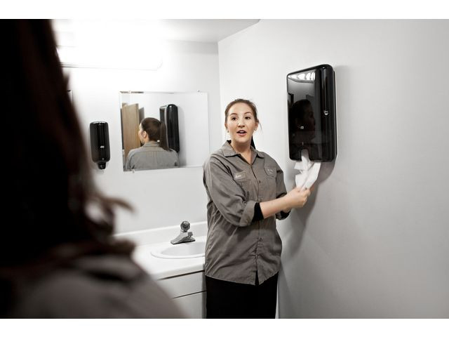 Dispenser Tork Tørkeark Singlef H3 Sort