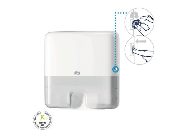 Dispenser Tork Tørk Multif Mini H2 Hvit