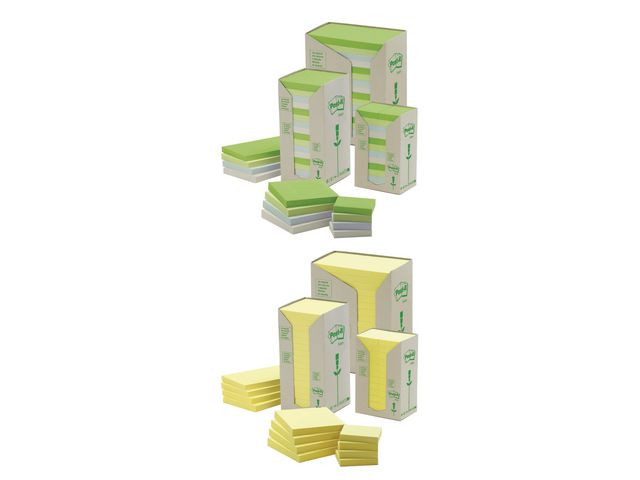 Notatblokk Post-It 38X51 Resirk Cy (24 stk)