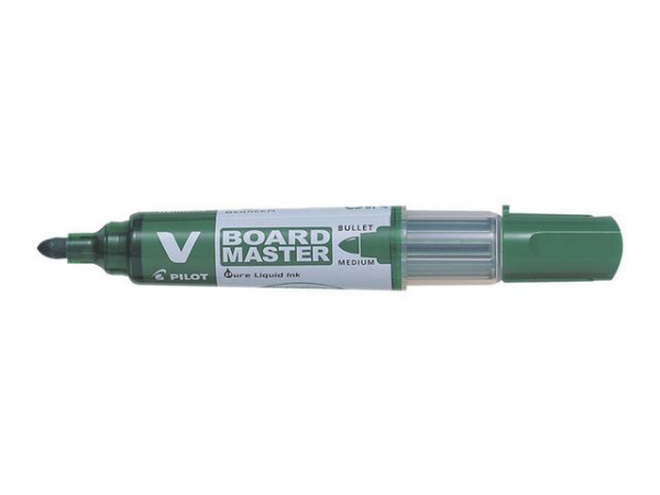 Whiteboardpenn Pilot V-Board M Rund Grøn (10 stk)