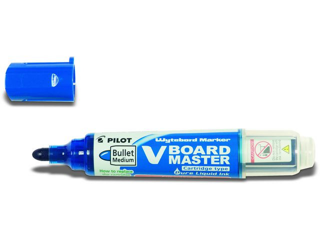 Whiteboardpenn Pilot V-Board M Rund Blå (10 stk)