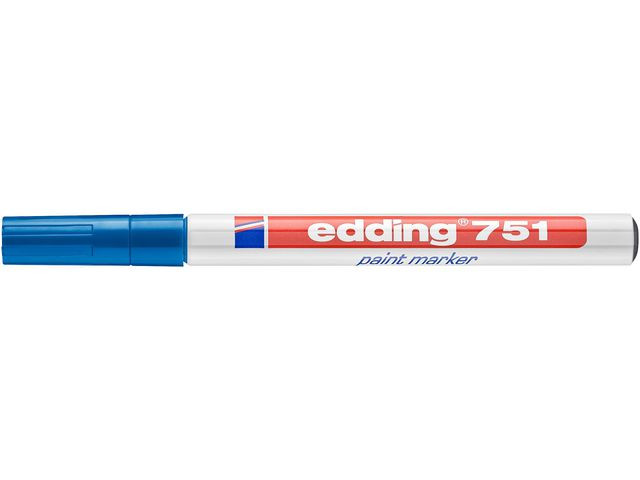Paintmarker Edding 751 Blå (10 stk)