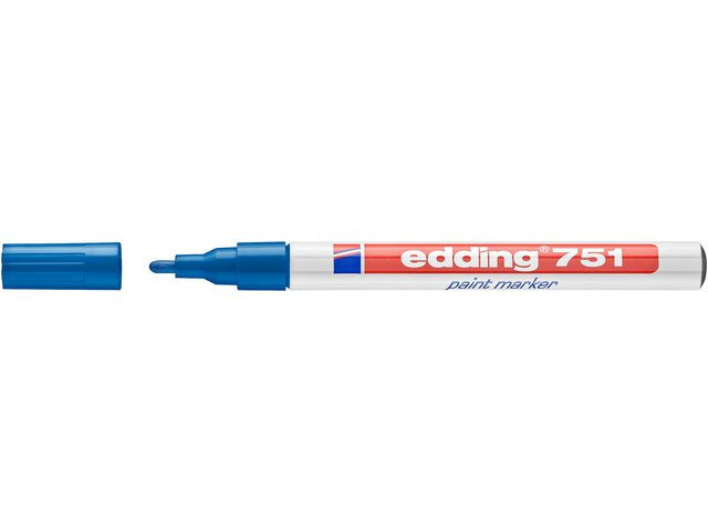Paintmarker Edding 751 Blå (10 stk)