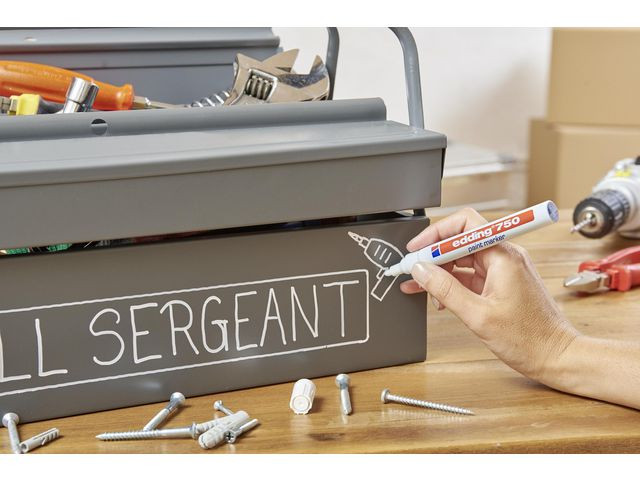 Paintmarker Edding 750 Gul (10 stk)