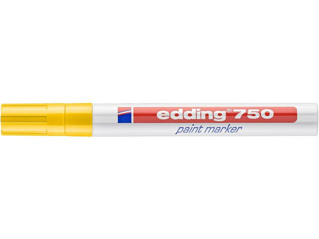Paintmarker Edding 750 Gul (10 stk)