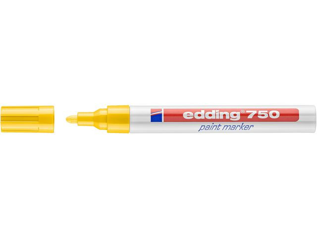 Paintmarker Edding 750 Gul (10 stk)