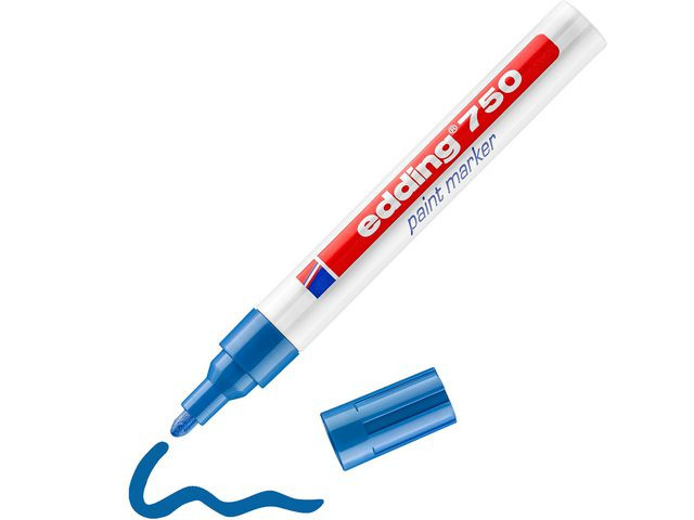 Paintmarker Edding 750 Blå (10 stk)