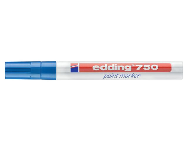 BildePaintmarker Edding 750 Blå (10 stk)