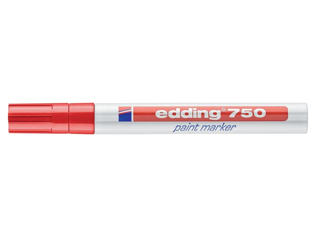 Paintmarker Edding 750 Rød (10 stk)