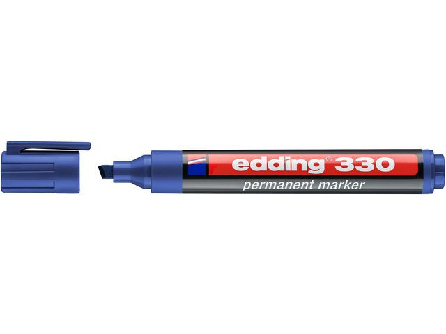 BildeMerkepenn Edding 330 Skrå Blå (10 stk)