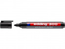 Merkepenn Edding 300 Rund Sort (10 stk)