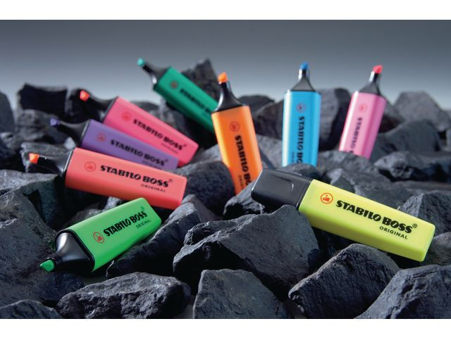 Tekstmarker Stabilo Boss Grønn (10 stk)