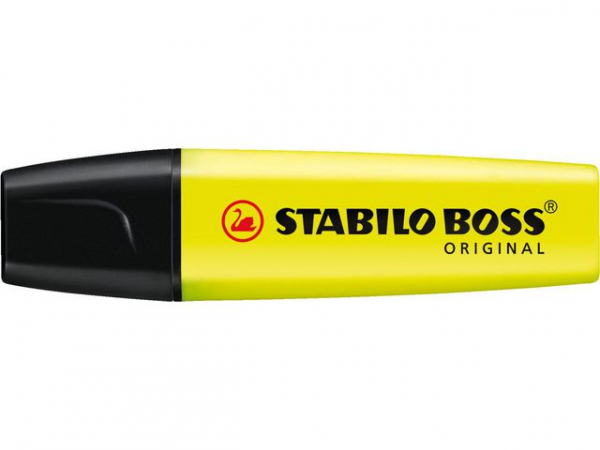 Tekstmarker Stabilo Boss Gul (10 stk)