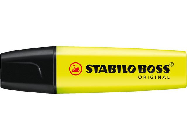 BildeTekstmarker Stabilo Boss Gul (10 stk)