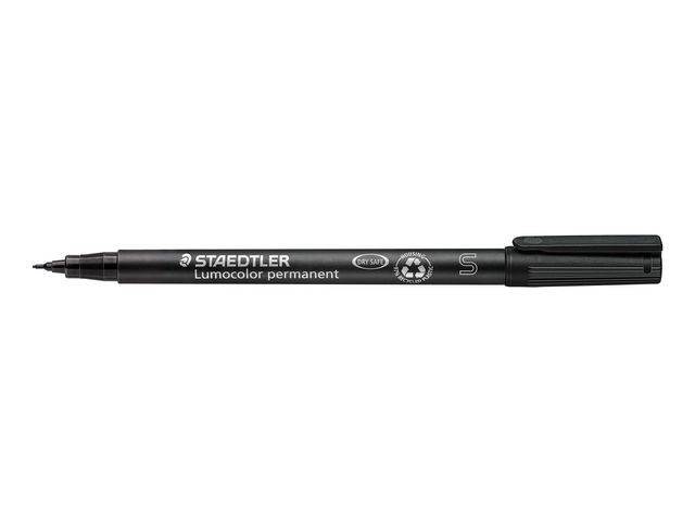 Merkepenn Lumocolor 313S 0,4Mm Sort (10 stk)