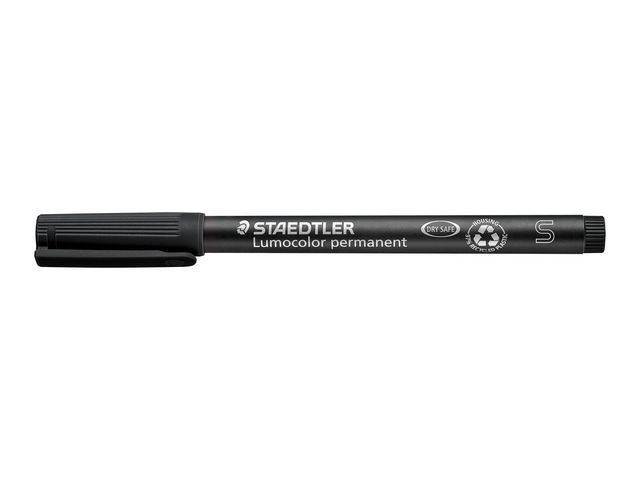 Merkepenn Lumocolor 313S 0,4Mm Sort (10 stk)