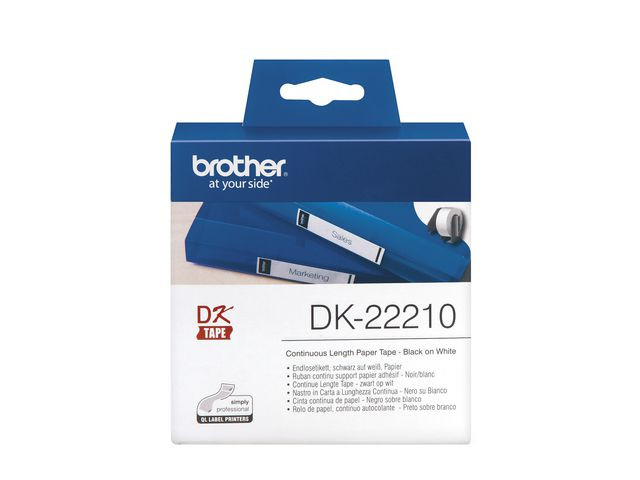 Etikett Brother Dk-22210 29Mmx30,48M Hvi