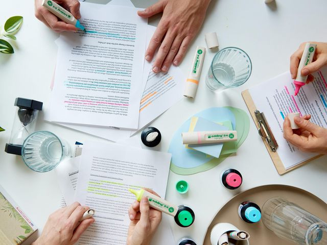 Tekstmarker Edding 24 Ecoline Gul (10 stk)