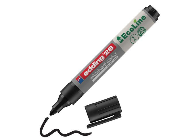 Whiteboardpenn Edding 28 Ecoline Sort