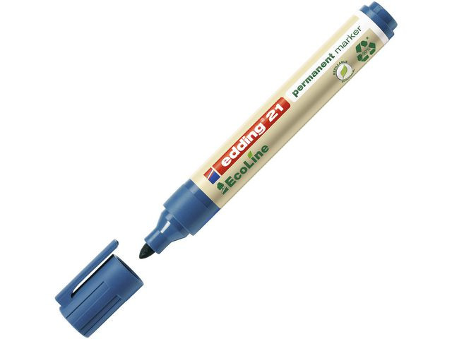 BildeMerkepenn Edding 21 Ecoline Rund Blå