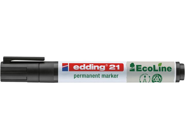 Merkepenn Edding 21 Ecoline Rund Sort