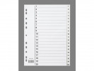 Register A4 Pp 1-20 M/Indeksark Hvit