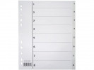 Register A4 Pp 1-8 M/Indeksark Hvit