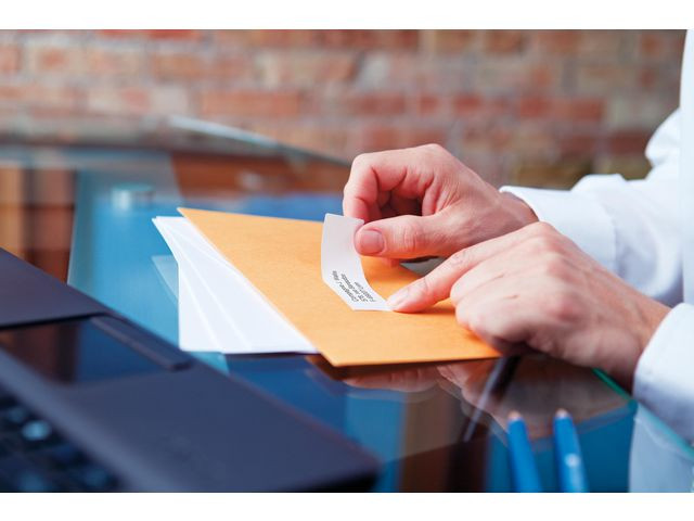 Dymo Retur Adresseetiketter 25x54 Permanent hvite (500)