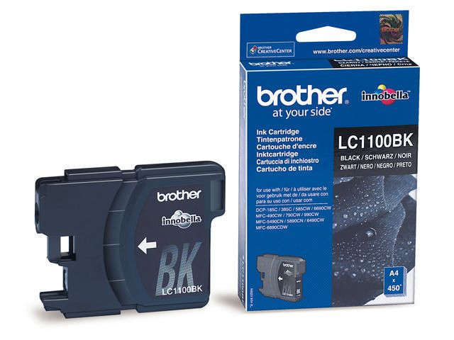BROTHER Ink LC1100BK LC-1100 Black