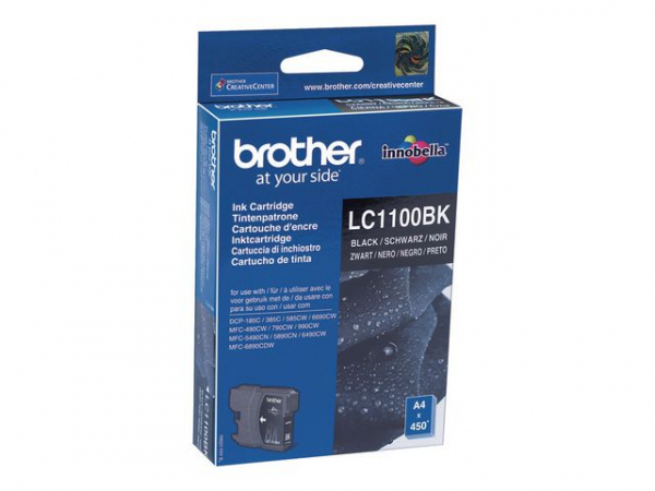 BROTHER Ink LC1100BK LC-1100 Black