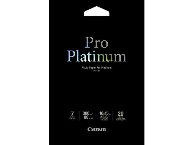 BildeFotopapir Canon Pt-101 Pro Plat A4 (20 ark)
