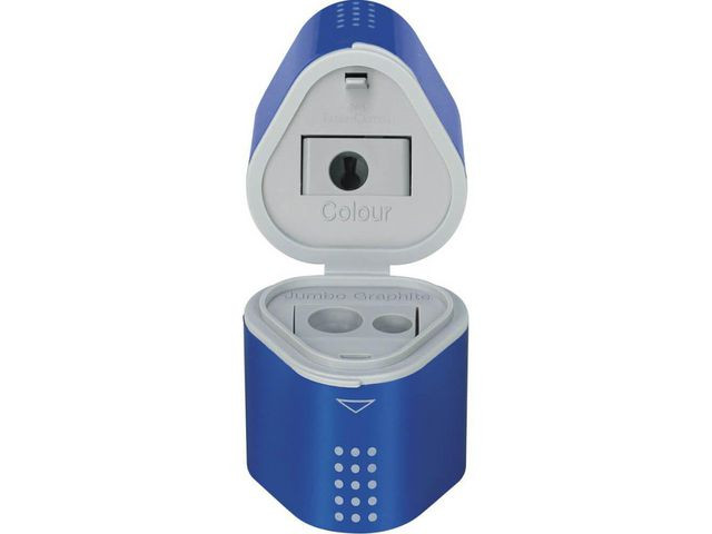 Blyantspisser Fc Grip Trio Rød/Blå (10 stk)