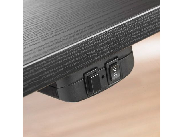 Skrivebordsben Prima Hev/Senk Sølvgrå