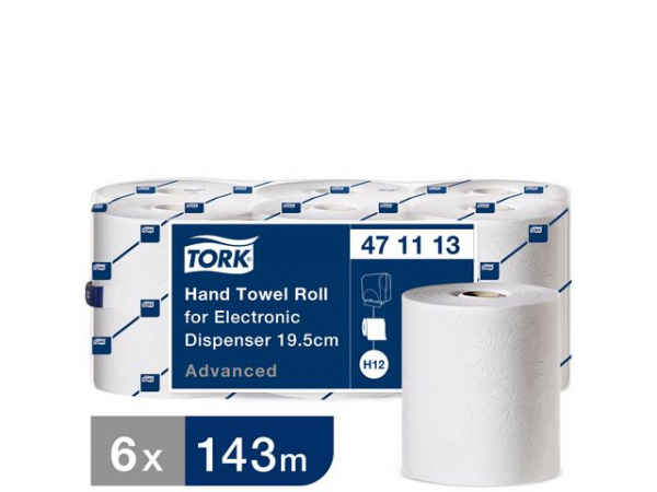 Tørkerull Tork For El. Disp. H12 (6 ruller)
