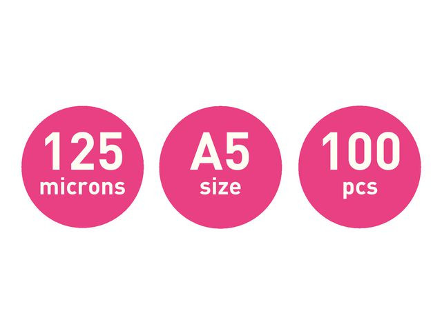 Lamineringslomme Leitz A5 Udt125My (100 stk)