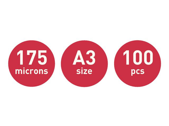 Lamineringslomme Leitz A3 Udt175My (100 stk)