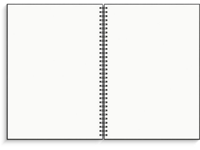 Skissebok Grieg A3 Stående Sort